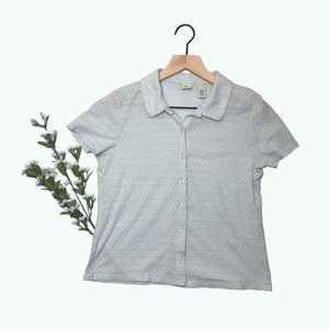 GAP Floral Button Down | Short Sleeve